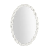 Agnes Cream Oval Mirror Model: TOV-C68812
